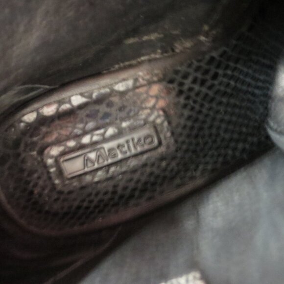 Matiko Sharon Leopard Animal Print Brogue Lace Up Oxford Platform Boots 6 - Picture 9 of 10